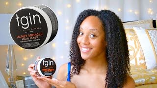 FIRST IMPRESSIONS  TGIN Honey Miracle Hair Mask [upl. by Siraval]