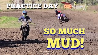 muddy start practice day Kilcoy MX 2024 first ride in 3 years motocross ride [upl. by Dnalyr]