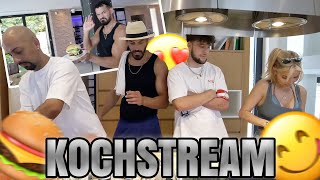 SELBER BURGER MACHEN 😍🍔 KOCHSTREAM mit Alexis Amar Nova amp Drexler 👀  Ediz Highlight [upl. by Dayna222]