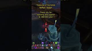 Niffen Stash  Treasures of AzjKahet  The War Within worldofwarcraft wow shorts gaming [upl. by Asha407]