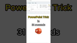 Professional SLIDE DESIGN in PowerPoint in 31 seconds 🤯 powerpoint tutorial presentation [upl. by Atiuqahs]