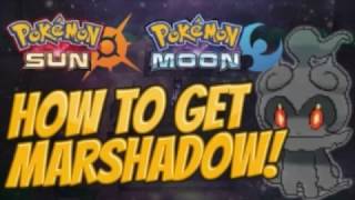 Pokemon Sun and Moon  How to get Marshadow  Tutorial [upl. by Leind]