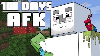 100 Days  AFK Minecraft [upl. by Sandro]