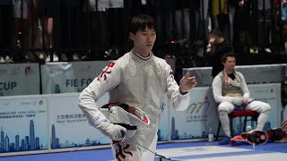 梁千雨10秒攞4分花劍世界盃香港 第六場 4 points in 10 second FIE Foil Hong Kong match 6 Hong Kong vs Italy [upl. by Daphna]