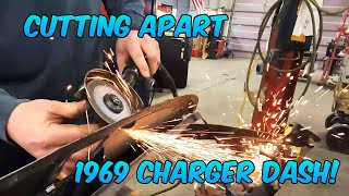 1969 Dodge Charger Custom Interior  Handmade Dash Part 2 [upl. by Haimehen517]