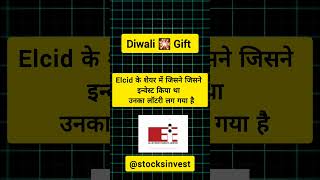 elcid Investment ltd share  Elcid Investment 35 to 584 lakh elcidinvestment stocksinvest [upl. by Aurore]