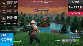 RX 6600 XT  Fortnite Reload  1080p Low Medium High Epic [upl. by Hoenack233]