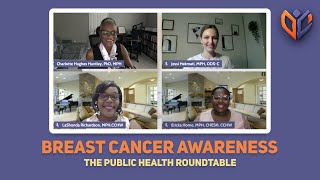 Insights for Breast Cancer Awareness Month  Public Health Professionals Panel Discussion [upl. by Agan]