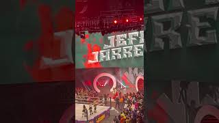 Jeff Jarret aew entrance from aew grand slam live at Arthur Ashe stadium in New York [upl. by Ainoet]