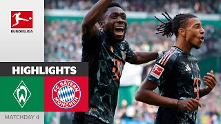 Olise ON FIRE  SV Werder Bremen  FC Bayern München 05  Highlights  Matchday 4 – Bundesliga [upl. by Hymen]