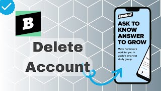 How To Delete Account On Brainly [upl. by Turner]