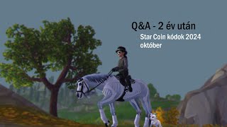 Kérdezzfelelek válaszok 2 évvel később amp SC Kódok😯❔🪙  Star Stable Online [upl. by Jodoin151]