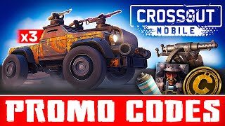 Crossout Mobile 🎁 BEST Promo Codes Builds amp Tips 🎁 Crossplay 2024 [upl. by Anaeda]