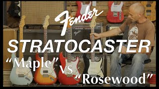 Maple vs Rosewood Stratocaster [upl. by Primaveras]