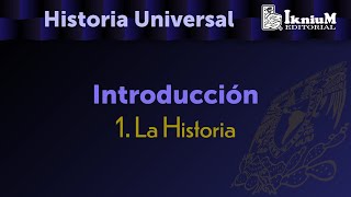 Introducción Tema 1 La Historia Licenciatura [upl. by Fishback503]