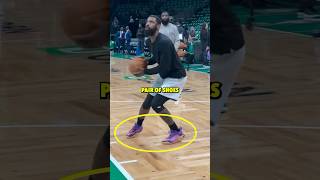 Kyrie has 2 different signature shoes 🤨 overtimemikey sneakers kyrieirving nba basketball [upl. by Aliac397]