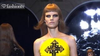 Versace FallWinter 201213 Full Show  Dark and Glam  Milan Fashion Week  FashionTV [upl. by Macswan]