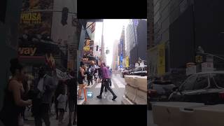 How to Deal with Pedestrians in the Bike Lane nyc ebike timessquare [upl. by Aneetsirk363]