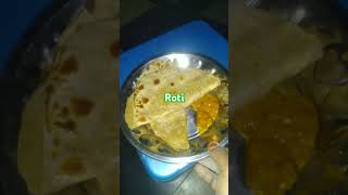 Yummy roti with sabji 😋youtube youtubeshorts [upl. by Naej901]