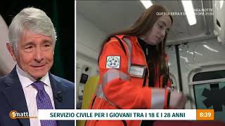 Servizio Civile Universale Andrea Abodi a quotUnomattinaquot 30012024 [upl. by Carline]