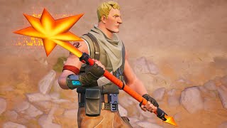 Stellar Striker pickaxe gameplay in Fortnite both styles [upl. by Wellesley]