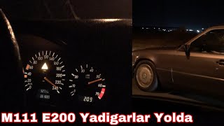 Mercedes W124 amp W210 E200’leri Denedik Top Speed  Rolling [upl. by Aihsilef]