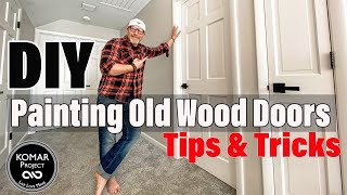 How to Paint Old Doors Windows and Trim the Right Way DIY House Renovation Episode 2 [upl. by Humph]