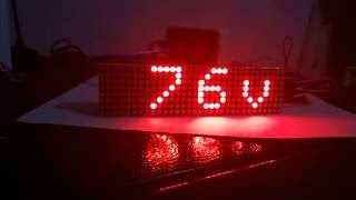 8x8 Dot Matrix LED 4 in 1 Demo [upl. by Ahsiak]