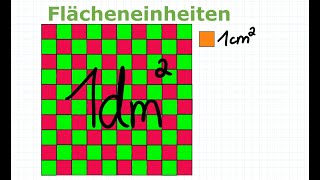 Flächeninhalt und Rauminhalt  Flächeneinheiten umrechnen  Mathe einfach erklärt [upl. by Ester]