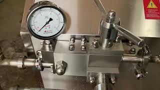 High pressure homogenizer [upl. by Nuavahs444]