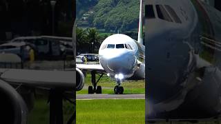 Airbus A321 Wonderful Close Up Takeoff from Lajes shorts [upl. by Tini366]