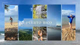 TRAVEL VLOG puerto rico snorkeling rainforests and enjoying the island [upl. by Ycniuqal146]