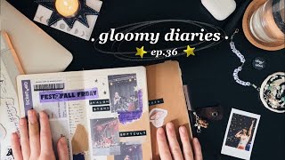 ✼ a weekend of live music  festivals conan gray amp some journaling ✼  gloomy diaries ep36 [upl. by Hump]