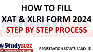 How to fill XAT 2024 and XLRI form Step by Step process  Dont make these mistakes [upl. by Atiuqehc]