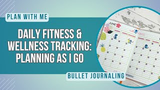 Daily Fitness amp Wellness Tracking and Planning  Bullet Journal [upl. by Charity789]