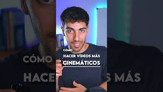 Cómo hacer Videos más Cinemáticos crearcontenido [upl. by Hebel295]