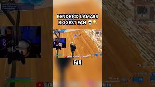 MET KENDRICK LAMARS BIGGEST FAN 💀😂 fortnite YoJon kendricklamar [upl. by Anaxor]