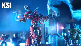 Transformers stop motion  Stinger RAIDS KSI Ep1 [upl. by Retep]