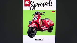 Scooter Center Specials Vespa GTS Products Flyer 2018  02 Vespa GTS Modern Vespa Katalog [upl. by Raclima]