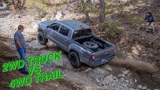 Can a 2WD TACOMA Take on a 4WD TRAIL [upl. by Galina]