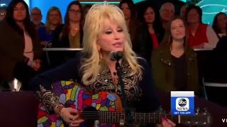 Dolly Parton  Coat Of Many Colors Live On GMA [upl. by Derej]