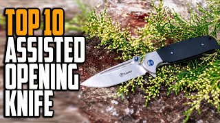 Best Assisted Opening Knife 2023  Top 10 Assisted Opening Knife for EDC [upl. by Nylrahs]