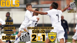 SANTOS 2X1 MAUÁ  MELHORES MOMENTOS  GOLS  PAULISTA SUB12 2024 [upl. by Clarise521]