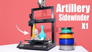 Artillery Sidewinder X1 3D Printer Unboxing And Review Latest Version [upl. by Ahsotal769]