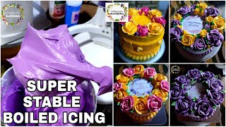 How to make Super Stable Boiled Icing [upl. by Yaras673]