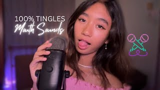 ASMR  EXTREMELY Wet MOUTH SOUNDS 100 Sensitivity 💯👄💕 [upl. by Strade505]