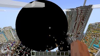 Minecraft city vs Black Hole [upl. by Ydaf653]