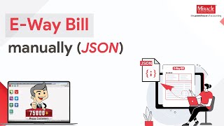 EWay Bill manually Json in Miracle Accounting Software [upl. by Asilad]