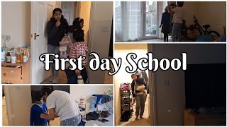 First day School  Get Ready with us  First day School Vlog [upl. by Vlada997]