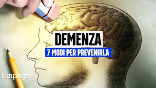 Cosa fare per prevenire la demenza le 7 mosse che mantengono il cervello in salute per gli esperti [upl. by Uwkuhceki]